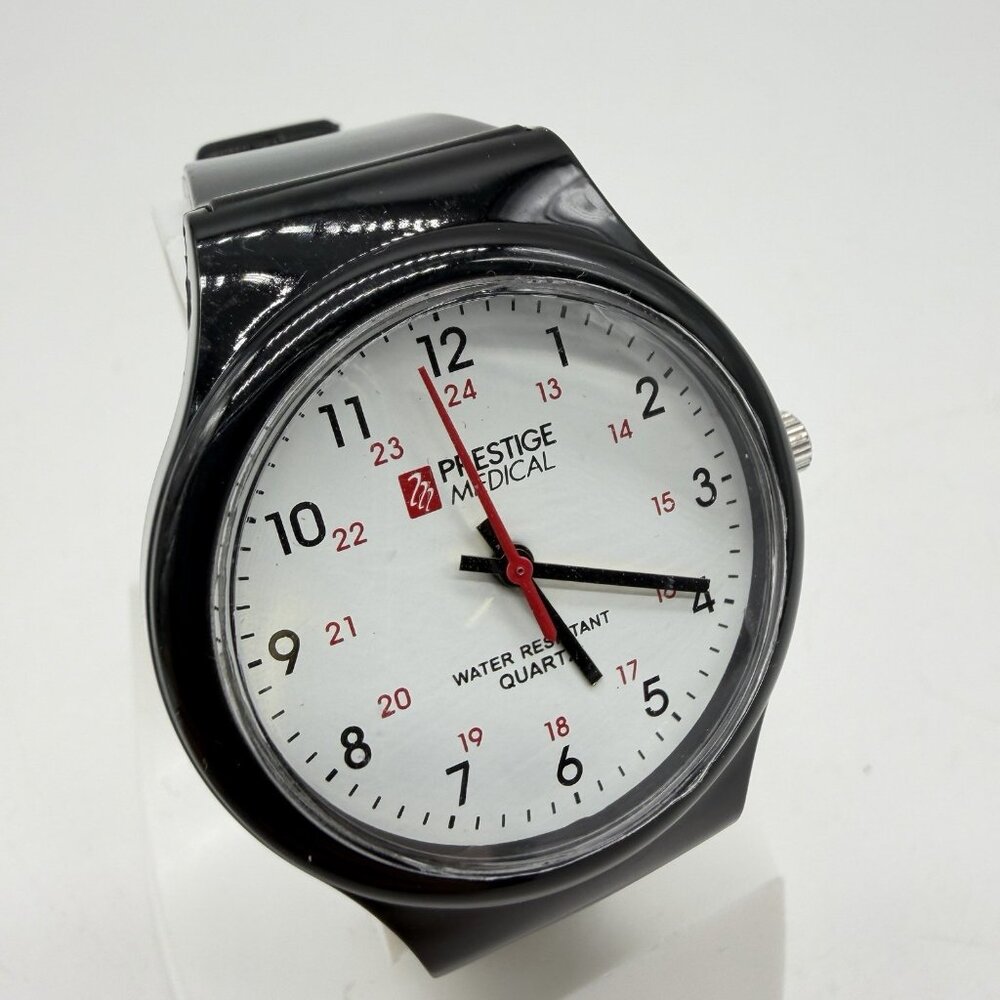 Prestige Medical student scrub watch water-resistant plastic strap -Black - Picture 6 of 8